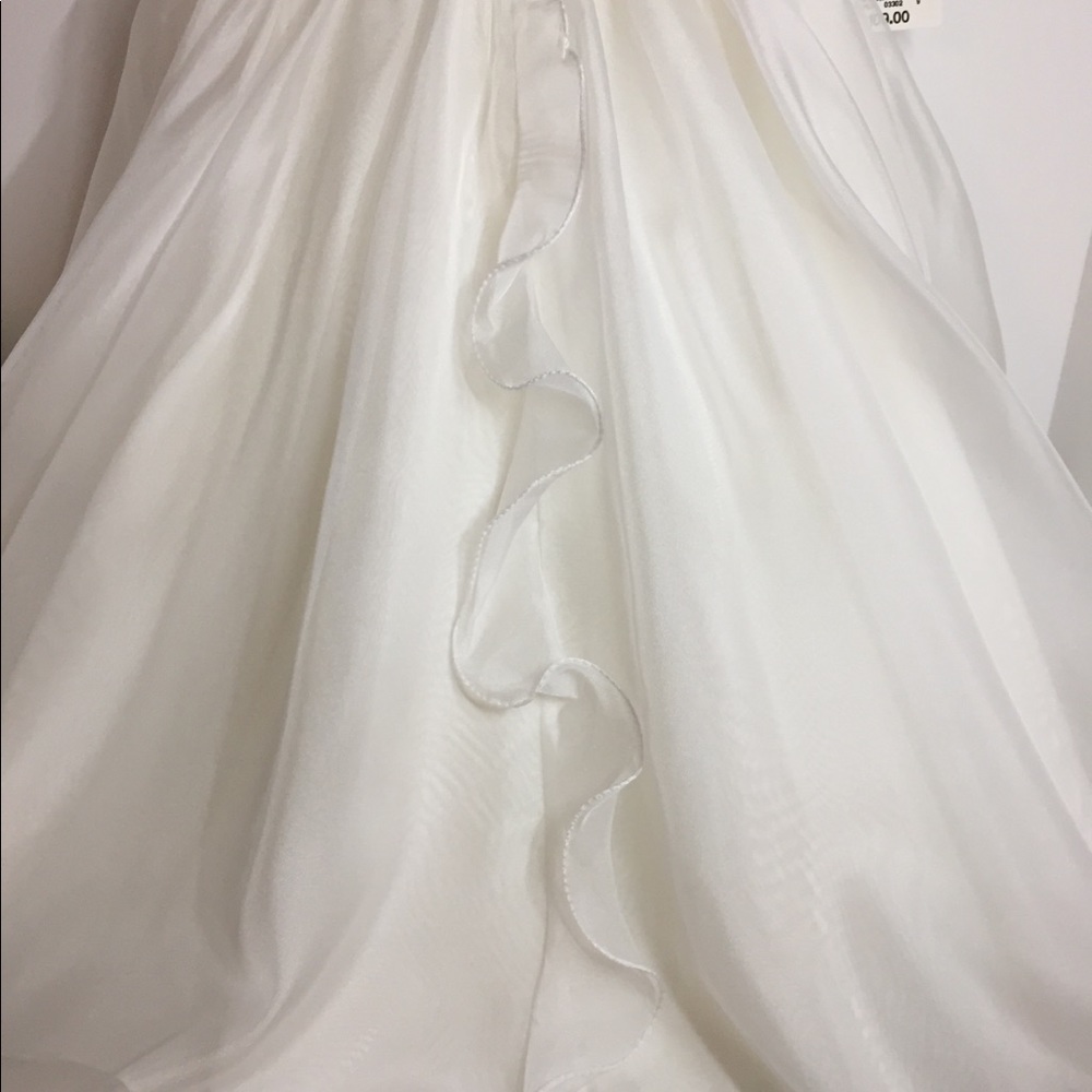 🔥”HP”🔥 KID’S PARTY Tea-Length Organza 3D Flower & Ruffle - Picture 5 of 6